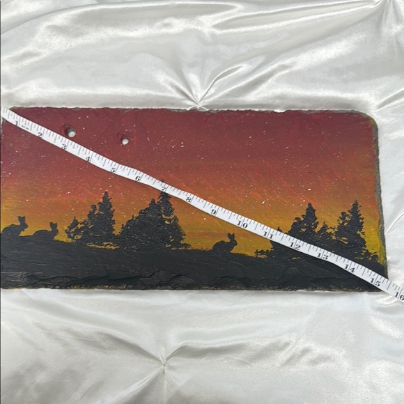 Sunset Painting on Stone Slab - Picture 4 of 4